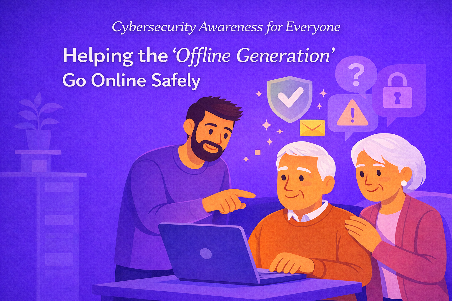 Helping the “Offline Generation” Go Online Safely - A Human-Centric Guide to Welcoming Newcomers into the Digital World
