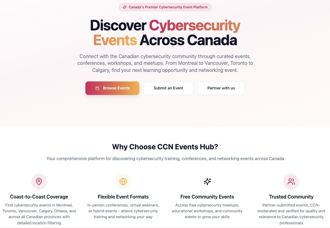 CCN Events Hub